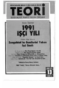 iŞÇİ YILI- DOĞU AVRUPA'DA MİLLİYETÇİLİK VE ANTİSEMİTİZM | Teori Ocak 1991