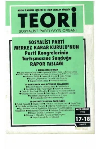 Teori 17-18 - Mayıs 1991