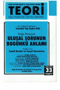 ulusal sorunun bugünkü anlamı | Teori Eylul 1992