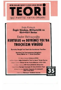 MİLLİYETÇİLİK VE KÜRT SAVAŞI- DEV YOL | Teori Kasım 1992