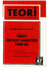 TÜRKİYE SOSYALİST HAREKETİNİN TARİHİ III | Teori Kasım 1993