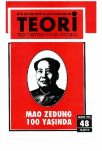 mao zedung 100 yaşında | Teori Aralık 1993