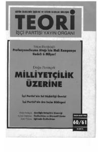 Teori 60-61 - Aralık 1994