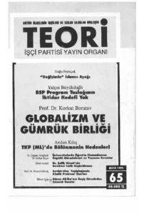 "DEĞİŞİMİN" İSLAMCI AYAĞI | Teori Mayıs 1995