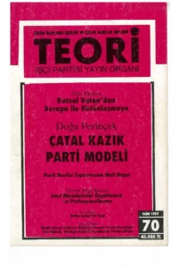 çatal kazık parti modeli | Teori Ekim 1995