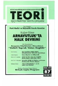ARNAVUTLUK'TA HALK DEVRİMİ | Teori Nisan 1997