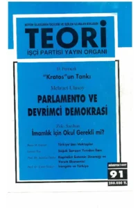 "KRATOS"UN TANKI- PARLAMENTO VE DEVRİMCİ DEMOKRASİ | Teori Ağustos 1997