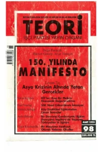 150. YILINDA MANİFESTO | Teori Mart 1998