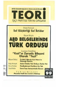 ABD BELGELERİNDE TÜRK ORDUSU | Teori Nisan 1998
