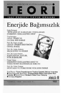 enerjide bağımsızlık | Teori Temmuz 1998