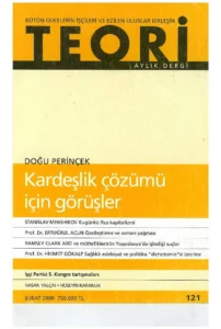 KARDEŞLİK ÇÖZÜMÜ İÇİN GÖRÜŞLER | Teori Şubat 2000
