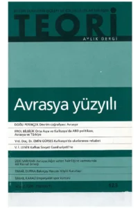 AVRASYA YÜZYILI | Teori Nisan 2000