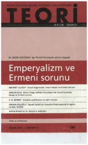 EMPERYALİZM VE ERMENİ SORUNU | Teori Nisan 2001