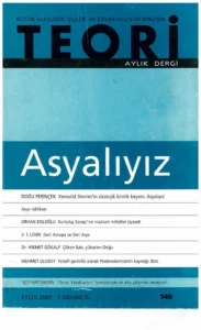 KEMALİST DEVRİM'İN STRATEJİK KİMLİK BEYANI: ASYALIYIZ | Teori Eylul 2001