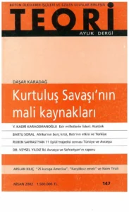 Teori 147 - Nisan 2002