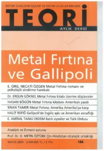metal fırtına ve gallipoli | Teori Mayıs 2005