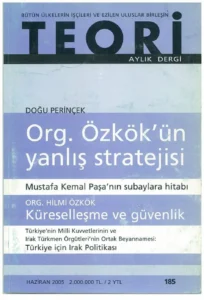 orgeneral özkök'ün yanlış stratejisi | Teori Haziran 2005