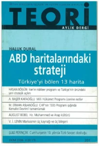 abd haritalarındaki strateji: türkiye'yi bölen 13 harita | Teori Ekim 2006
