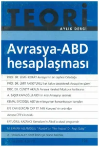 avrasya abd hesaplaşması | Teori Ocak 2008