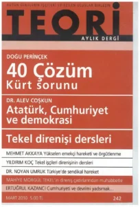 40 çözüm kürt sorunu | Teori Mart 2010
