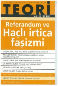 referandum ve haçlı irtica faşizmi | Teori Ağustos 2010