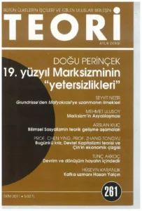19. yüzyıl marksizminin "yetersizlikleri" | Teori Ekim 2011