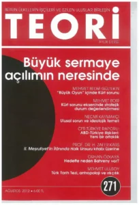 Teori 271 - Agustos 2012