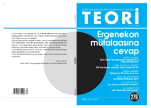 ERGENEKON MÜTALAASINA CEVAP | Teori Nisan 2013