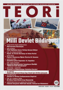 Millî Devlet Bildirgesi | Teori Mayıs 2024