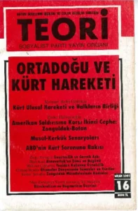 ORTADOĞU VE KÜRT HAREKETİ | Teori Nisan 1991