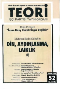 insan birey olarak özgür değildir | Teori Nisan 1994