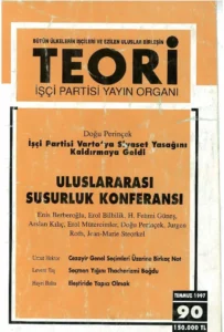 İŞÇİ PARTİSİ VARTO'YA SİYASET YASAĞINI KALDIRMAYA GELDİ- SUSURLUK RAPORU | Teori Temmuz 1997