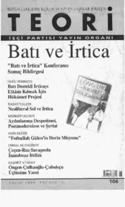 batı ve irtica | Teori Kasım 1998