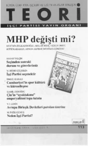 MHP DEĞİŞTİ Mİ? | Teori Haziran 1999