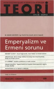 EMPERYALİZM VE ERMENİ SORUNU | Teori Nisan 2001