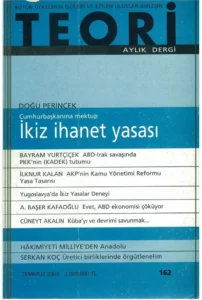 ikiz ihanet yasası | Teori Temmuz 2003
