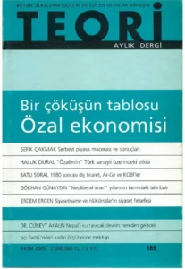 bir çöküşün tablosu: özal ekonomisi | Teori Ekim 2005