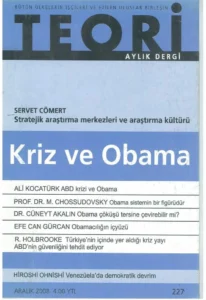 KRİZ VE OBAMA | Teori Aralık 2008