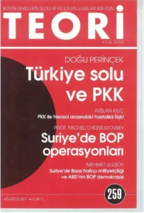 türkiye solu ve pkk | Teori Ağustos 2011