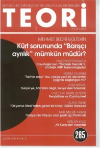 kürt sorununda barışçı ayrılık mümkün müdür? | Teori Şubat 2012
