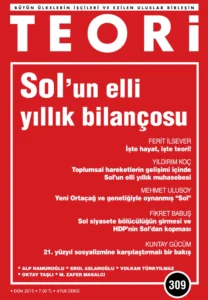 Teori 309 - Ekim 2015