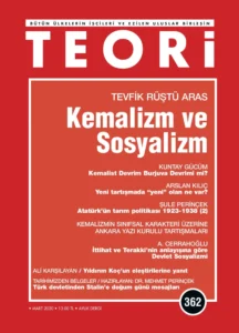 KEMALİZM VE SOSYALİZM | Teori Mart 2020