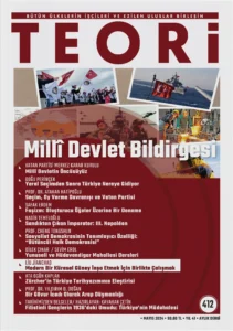 Millî Devlet Bildirgesi | Teori Mayıs 2024